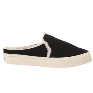 Staheekum Mules Women Size 8 Genuine Suede Plush Lining Cozy Camp Shoes Black